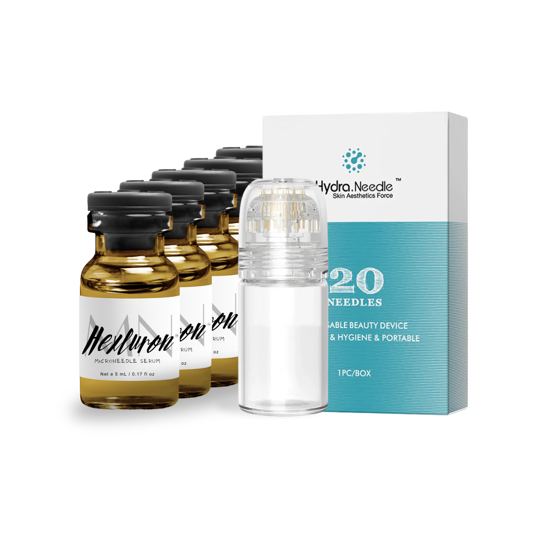 Microneedle Kit: Hexluron MN Serum™ + HN20 Hydrastamp