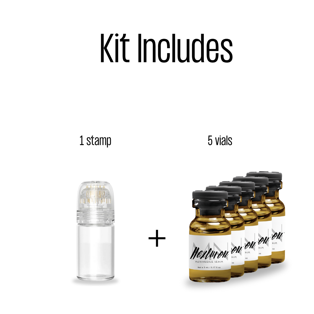 Microneedle Kit: Hexluron MN Serum™ + HN20 Hydrastamp
